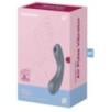 Stimulateur de clitoris Curvy Trinity 1 Satisfyer Gris