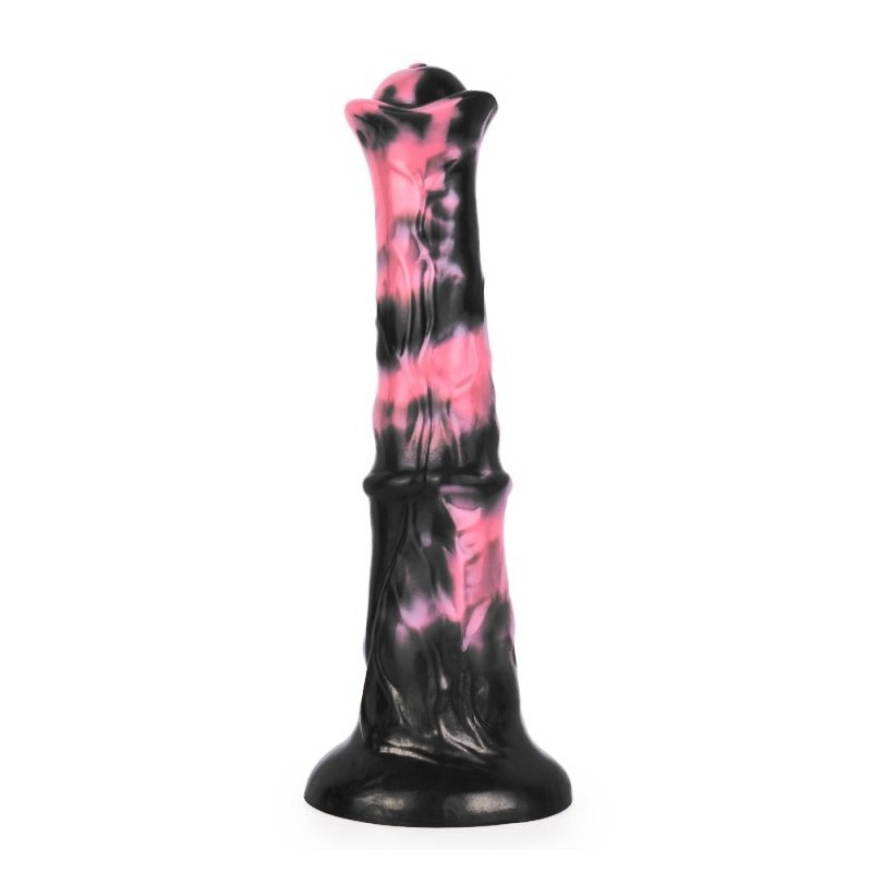 Gode Animal Exulf 26 x 6cm Noir-Rose