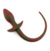 Plug Queue de chien Dog Tail 7.5 x 3.1cm Marron-Vert