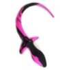 Plug Queue de chien Dog Tail 7.5 x 3.1cm Noir-Rose