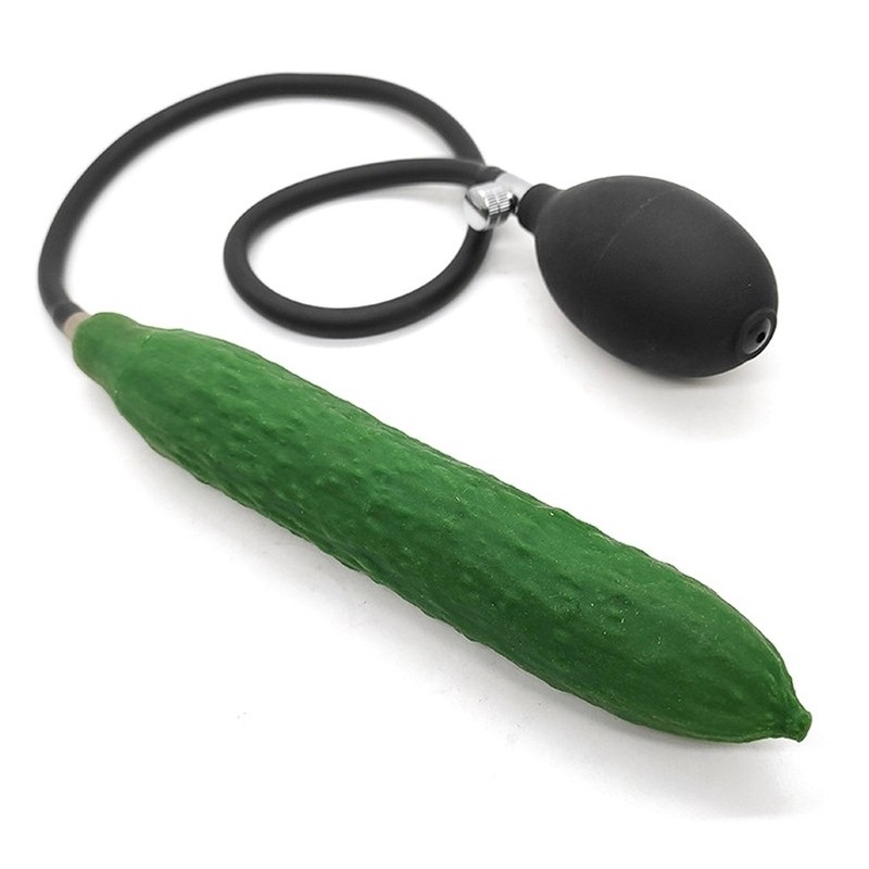 Gode gonflable Concombre 18 x 3.5cm