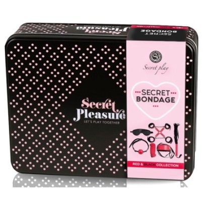 Kit Sm Secret Play 8 Pièces Noir-Rouge