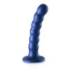 Plug Beaded G-Spot S 13 x 2.5cm Bleu