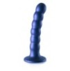 Plug Beaded G-Spot S 13 x 2.5cm Bleu