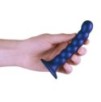 Plug Beaded G-Spot S 13 x 2.5cm Bleu