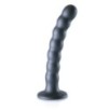 Plug Beaded G-Spot M 16.5 x 2.5cm Gris