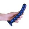 Plug Beaded G-Spot L 20.5 x 3.2cm Bleu