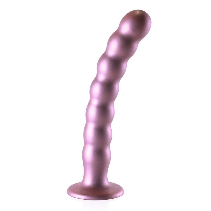 Plug Beaded G-Spot L 20.5 x 3.2cm Rose