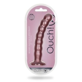 Plug Beaded G-Spot L 20.5 x 3.2cm Rose