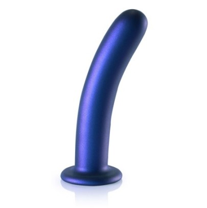 Plug Smooth G-Spot L 17 x 3.5cm Bleu- PLUG ANAL SILICONE en stock sur Fun et plaisirs