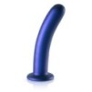 Plug Smooth G-Spot L 17 x 3.5cm Bleu