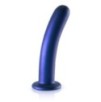 Plug Smooth G-Spot L 17 x 3.5cm Bleu