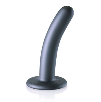 Plug  Smooth G-Spot S 12 x 2.4cm Gris- PLUG ANAL SILICONE en stock sur Fun et plaisirs