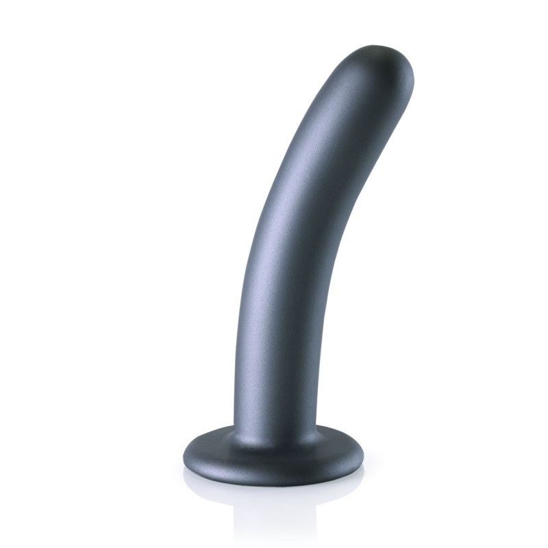 Plug Smooth G-Spot M 14.5 x 3cm Gris