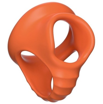 Ballstretcher en silicone Splity Orange- Ballstretchers Souples en stock sur Fun et plaisirs