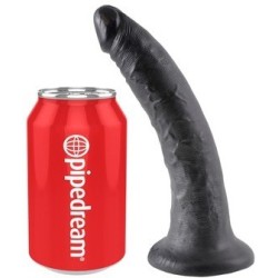 King Cock 18  x 4 cm Noir- Dildos Noir en stock sur Fun et plaisirs