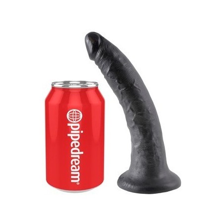 King Cock 18  x 4 cm Noir- Dildos Noir en stock sur Fun et plaisirs