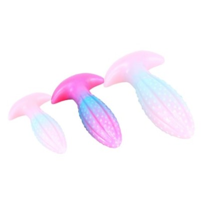 Plug phosphorescent Lumy Kwik M 13 x 4.5cm- Plugs Silicone en stock sur Fun et plaisirs