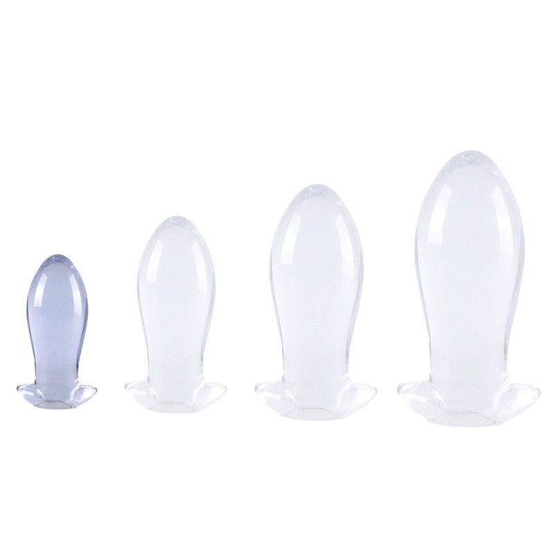 Plug Egg Clear S 9 x 4cm Transparent