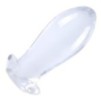 Plug Egg Clear S 9 x 4cm Transparent