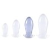 Plug Egg Clear L 13.5 x 6cm Transparent