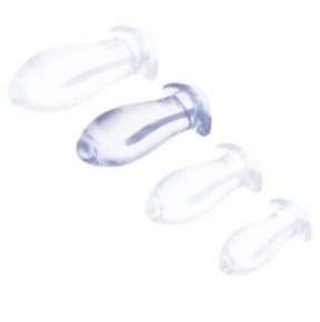 Plug Egg Clear L 13.5 x 6cm Transparent