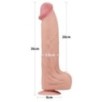 Gode réaliste Sliding Skin 27 x 6.5cm