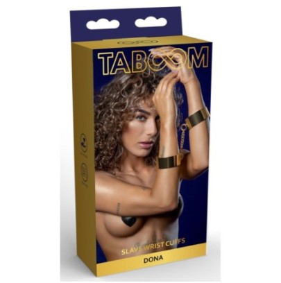 Menottes en métal Slave Wrist Taboom Dorées