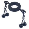 Ballstretcher en métal avec 4 Boules Big Testicle S 32mm - Hauteur 12mm - Poids 375g Noir