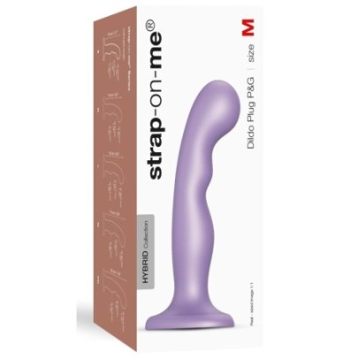 Plug Silicone P&G Strap-On-Me M 15 x 3.6cm Violet