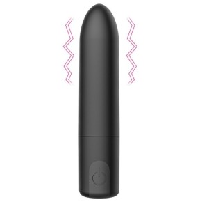 Mini Vibro Happy Noir- Mini Vibros en stock sur Fun et plaisirs