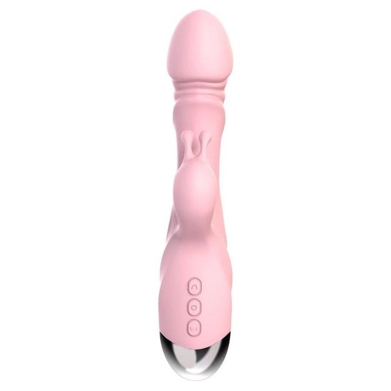 Vibro Rabbit Romeo 21cm Rose