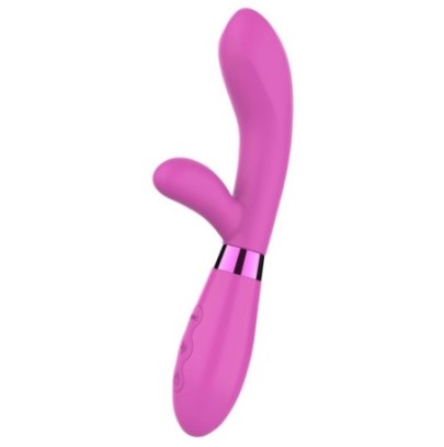 Vibro Rabbit Jingle Fiesta 20cm Rose- Rabbits Vibrants en stock sur Fun et plaisirs