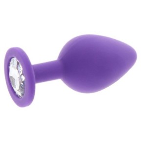 Plug Bijou Diamond Booty M 7 x 3.5cm Violet- Bijoux Anal en stock sur Fun et plaisirs