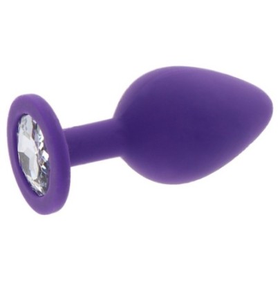 Plug Bijou Diamond Booty L 9 x 4cm Violet- Bijoux Anal en stock sur Fun et plaisirs