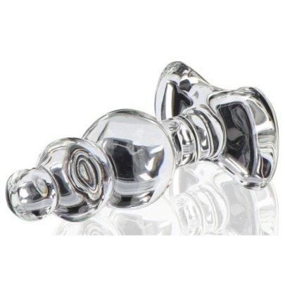 Plug en verre Crystal Jewel 9.5 x 3.5cm- Plugs en Verre en stock sur Fun et plaisirs