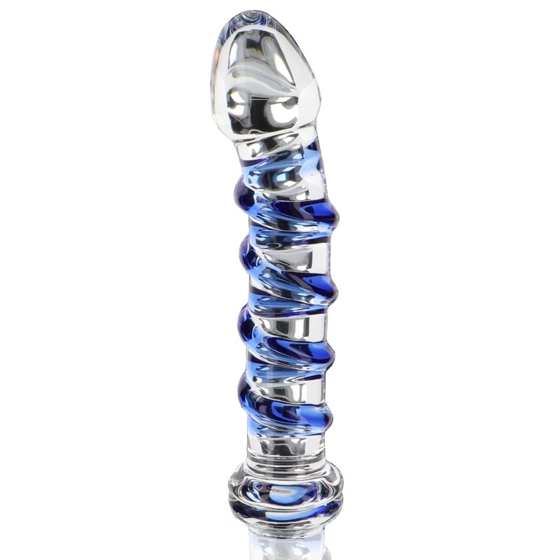 Gode en verre G-Spot Gemstone 17 x 3.7cm