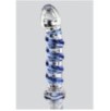 Gode en verre G-Spot Gemstone 17 x 3.7cm