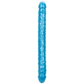 Double Gode Size Queen 43 x 4.2cm Bleu- Godes Doubles en stock sur Fun et plaisirs