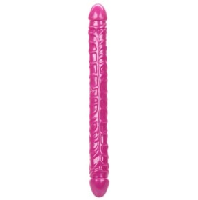 Double Gode Size Queen 43 x 4.2cm Rose- Godes Doubles en stock sur Fun et plaisirs