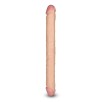 Double Dildo Realistic Slim 44 x 4.5cm