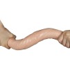 Double Dildo Realistic Slim 44 x 4.5cm