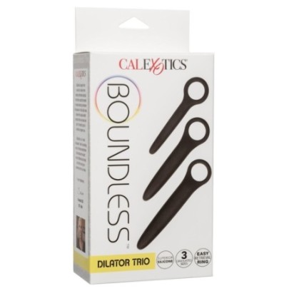 Kit de 3 Plugs Silicone Dilatro Trio Boundless Noirs