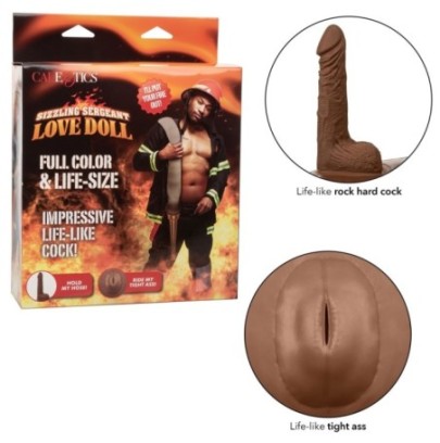 Poupée gonflable Homme Sizzling Sergeant Sexe 15cm- Masturbateurs Réaliste Homme en stock sur Fun et plaisirs