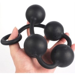 Boules anales en silicone Quarty S 30 x 3cm