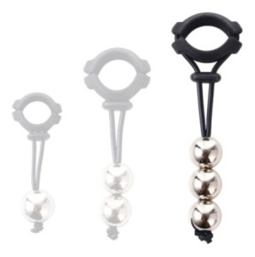 Anneau avec boules pendantes Cock Head Ball L | Poids 520g- Cockrings Flexibles en stock sur Fun et plaisirs