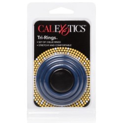 Cockrings Tri-Rings Bleus