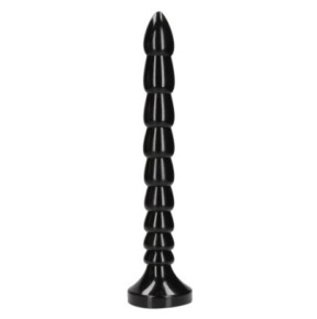 Gode long Stacked Anal Snake S 30 x 3.5cm- Dildos Noir en stock sur Fun et plaisirs