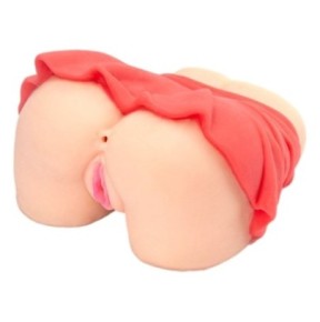 Masturbateur Fessier Mini Skirt Vagin-Anus Rouge- Masturbateurs Réalistes en stock sur Fun et plaisirs