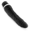 Gode vibrant Slim Silicone 15 x 4.5 cm Noir